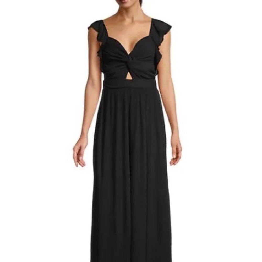 Anthropologie ASTR Hayden Black Jumpsuit NWT $178 Medium